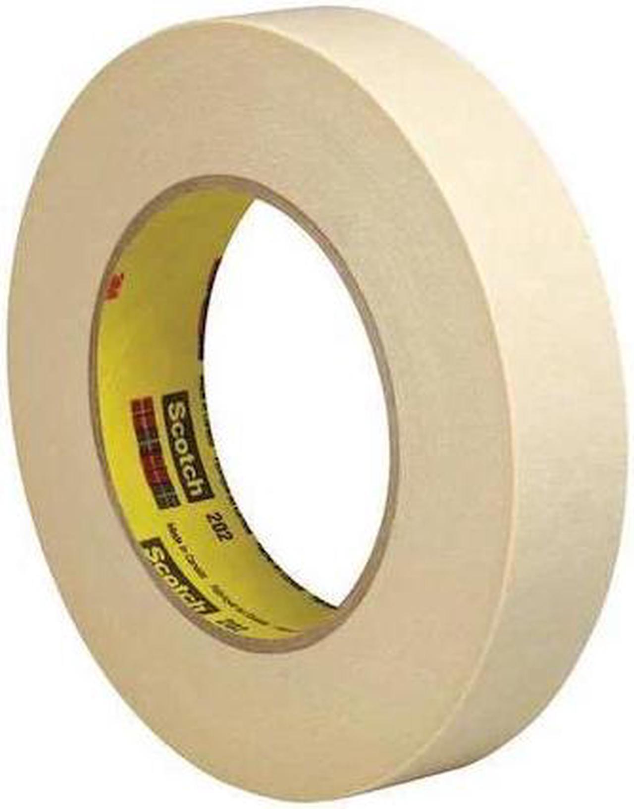 Alt view image 2 of 2 - 3M Scotch 202 Masking Tape 1" x 60 yds. Natural 6/Case (T9352026PK)