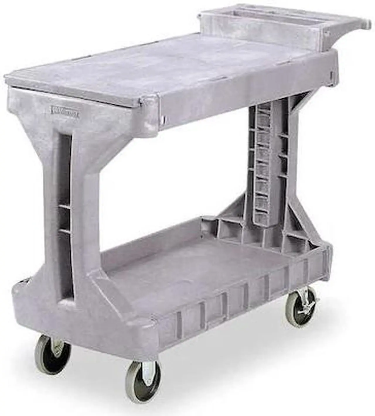 Main image of ZORO SELECT 30930GREY High-Density Polyethylene Utility Cart with Flip-Gate