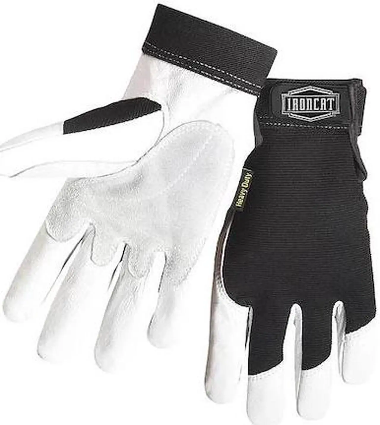 Alt view image 2 of 2 - IRONCAT 86552/2XL Welding Gloves, Hook-and-Loop Cuff, Wing Thumb, Premium