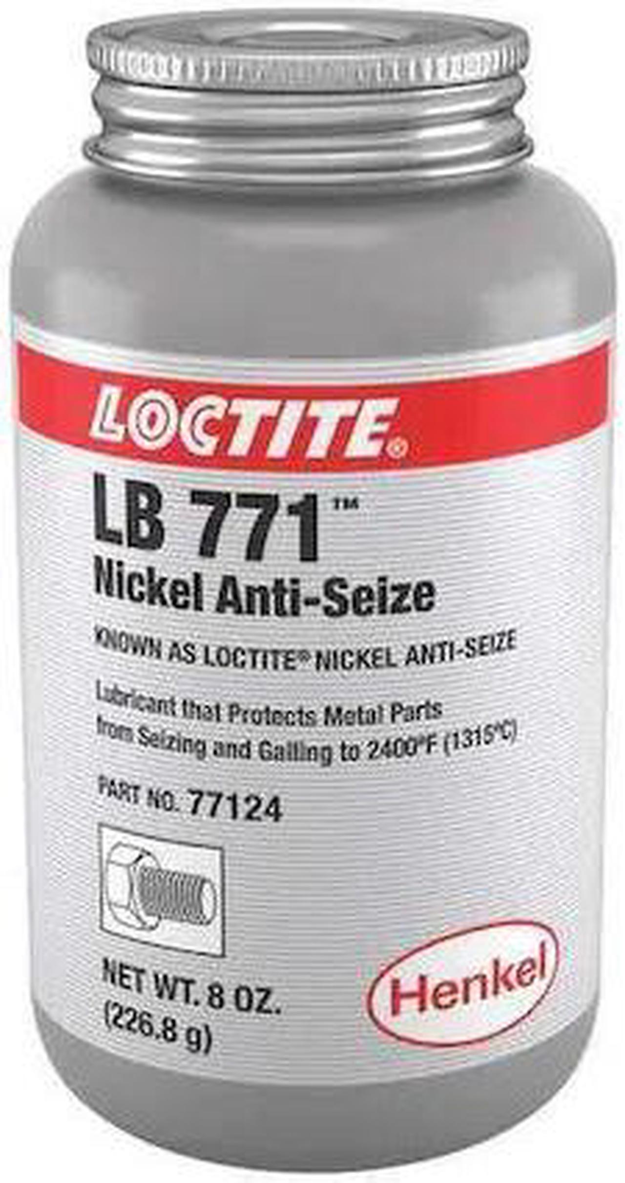 Alt view image 2 of 2 - Loctite Nickel Anti-Seize Compound, -20°F to 2400°F, 8 oz., Silver   77124