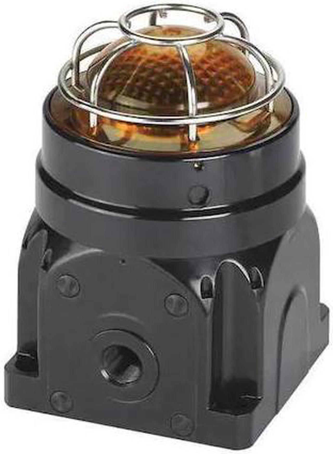 Main image of FEDERAL SIGNAL G-LED-AC-D-A Beacon Warning Light,Amber,LED,7-1/2in H