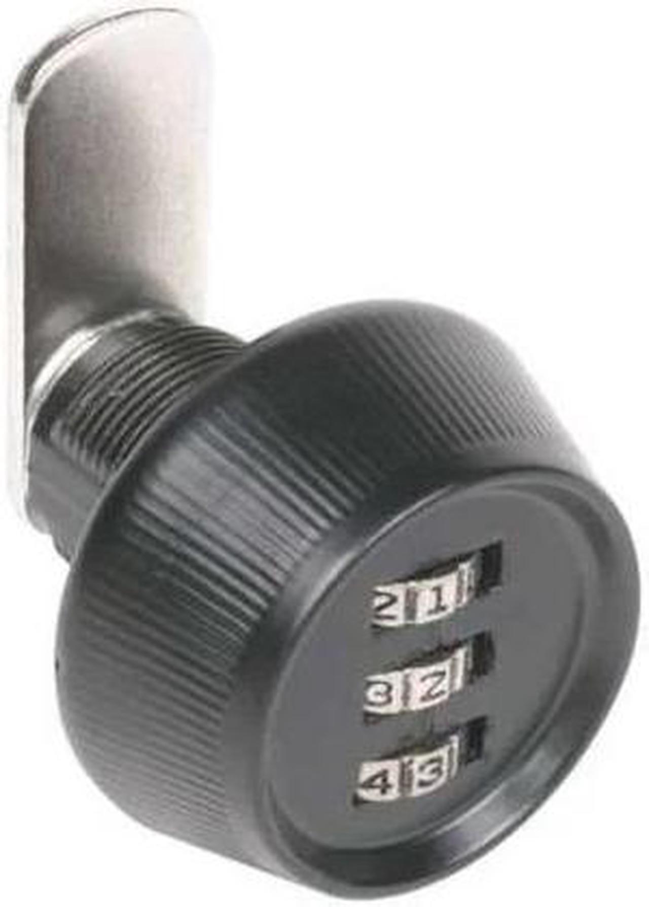 Main image of CCL 39023 Keyless Combination Cam Locks, Black, 27/32 in For Door Thickness, 2