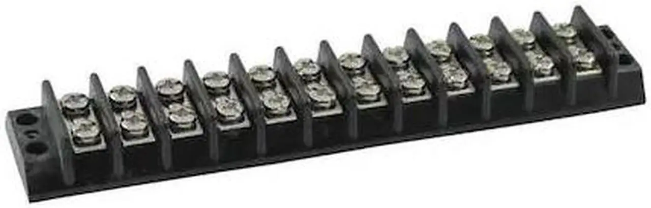 Main image of ZORO SELECT 6ZEH5 Terminal Strip,20A,12 Pole,300VAC