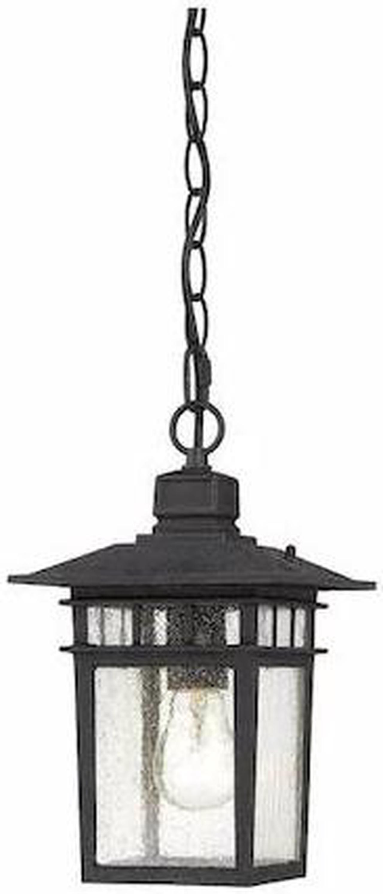 Main image of NUVO 60-4956 Cove Neck 1-Light 12 in. Outdoor Hang with Clear Seed Glass