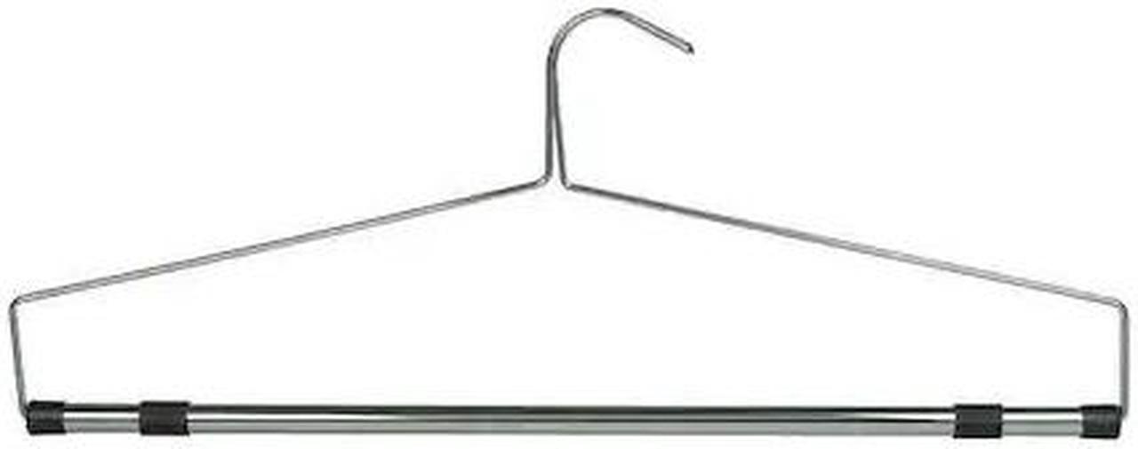 Alt view image 2 of 2 - Chrome Bedspread and Drapery Hanger - Chrome Finish,Pack Size - 72