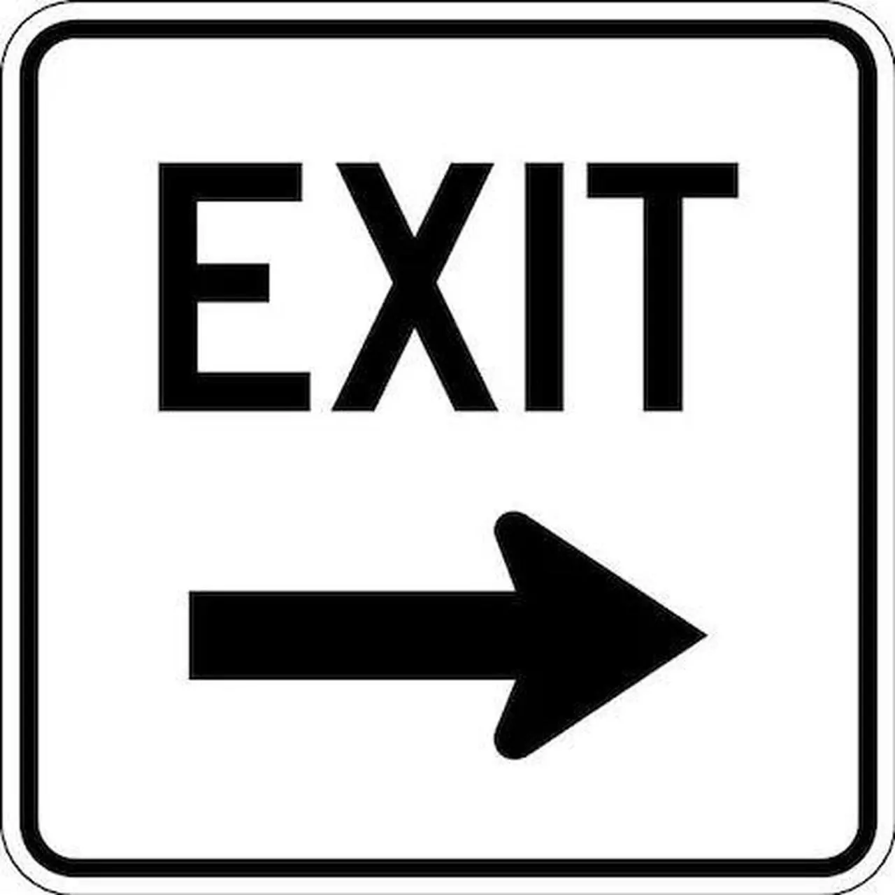 Main image of LYLE LR7-69R-18DA Traffic Sign,18 x 18In,BK/WHT,DMD GR AL