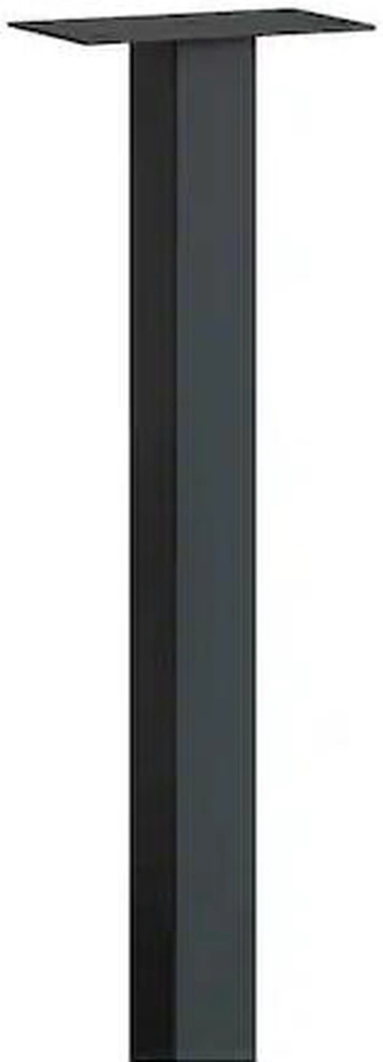Alt view image 4 of 7 - SALSBURY INDUSTRIES 4895BLK Post, Black, Powder Coated, In Ground, -