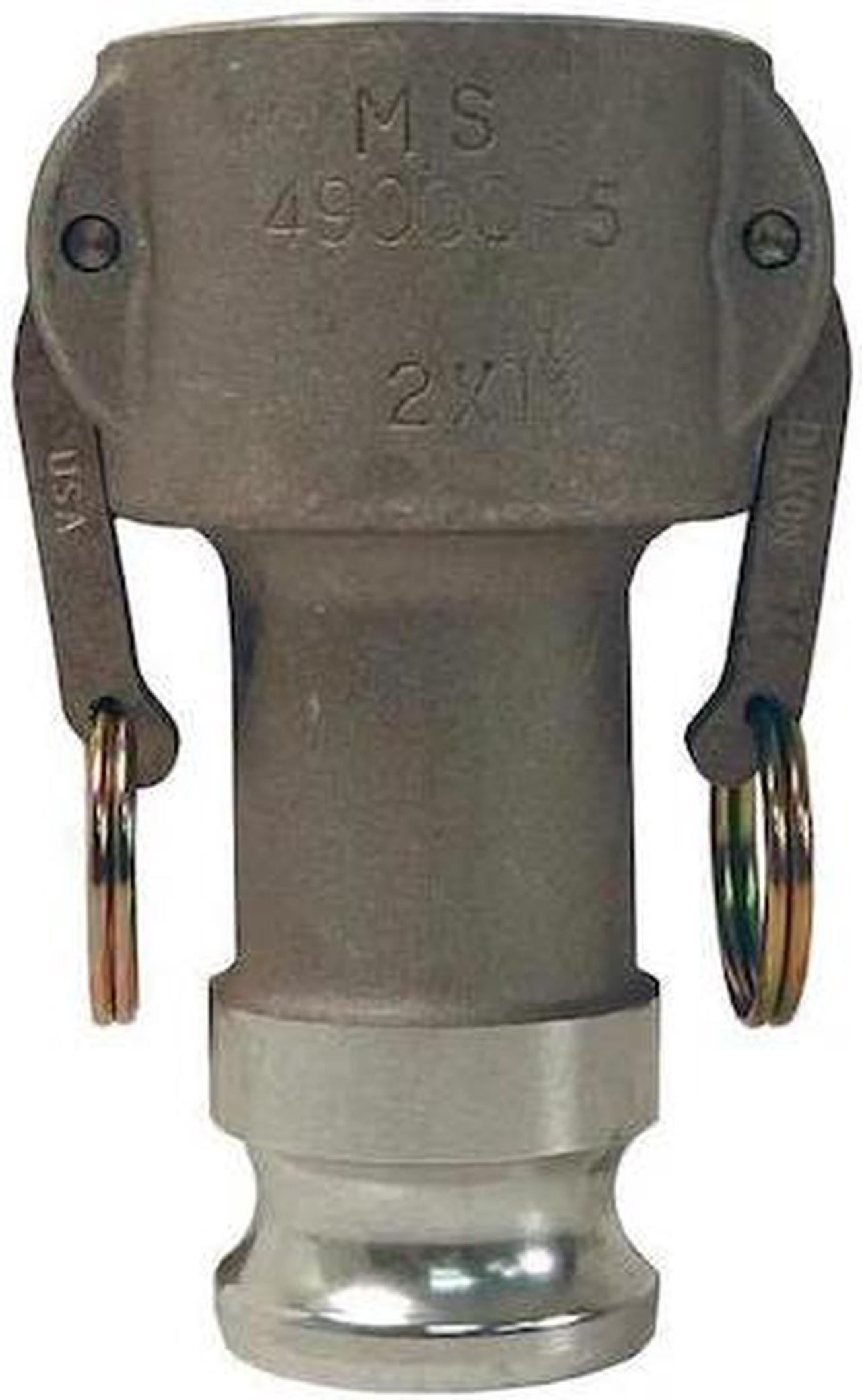 Alt view image 2 of 3 - DIXON 4030-DA-AL Reducing Coupler/Adapter,4 x 3 In,100psi