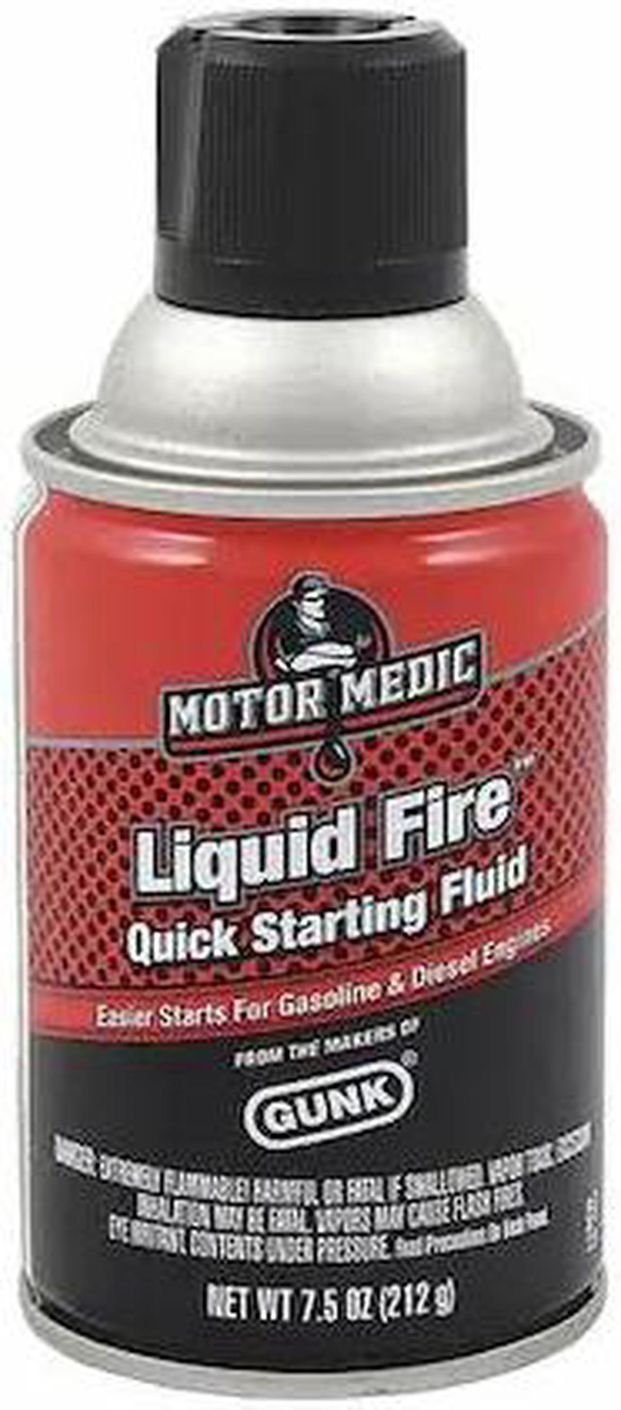 Main image of MOTOR MEDIC M3911 Starting Fluid,7.5 oz.,Can,Red