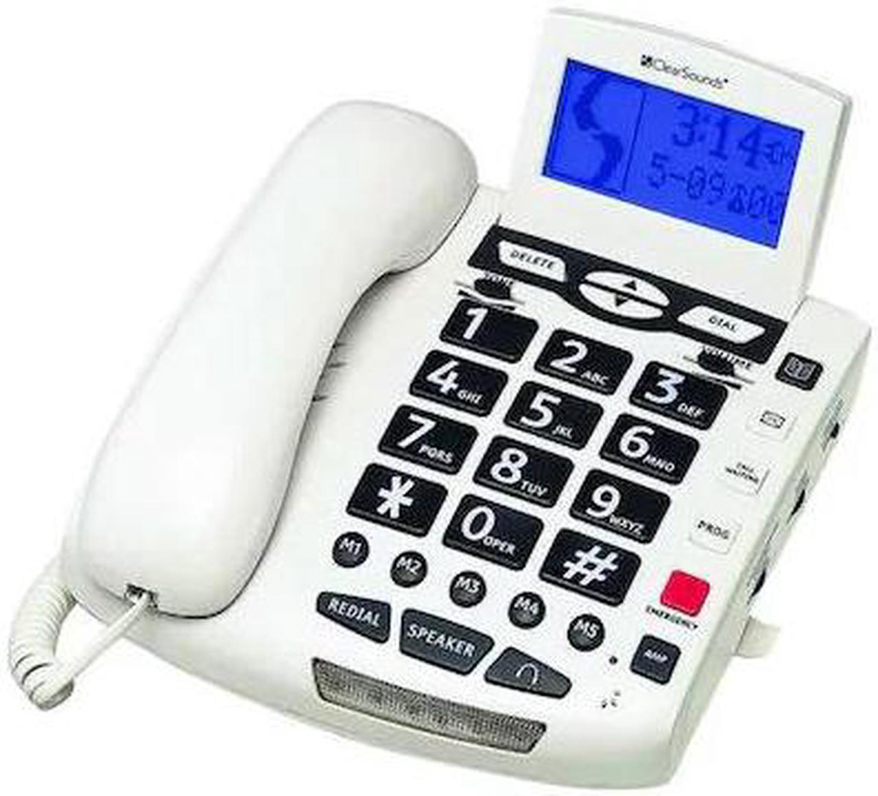 Alt view image 12 of 15 - ClearSounds WCSC600 - corded phone with caller ID/call waiting (CLS-WCSC600)