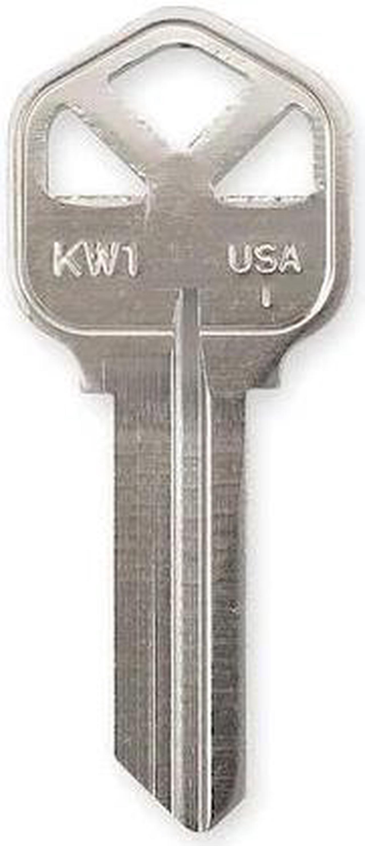 Alt view image 2 of 2 - Key Blank, Nickel, Type 1176, 5 Pin, PK 50