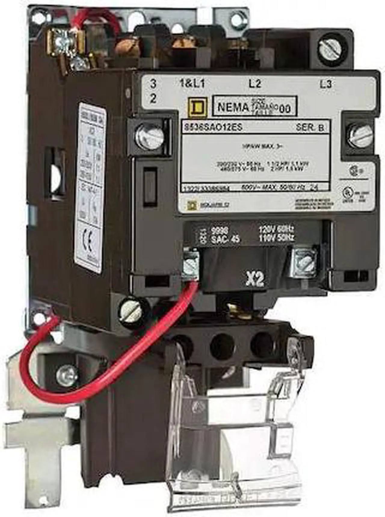 Main image of SQUARE D 8536SCO3V02ES Nonreversing Magnetic Motor Starter, No Enclosure NEMA