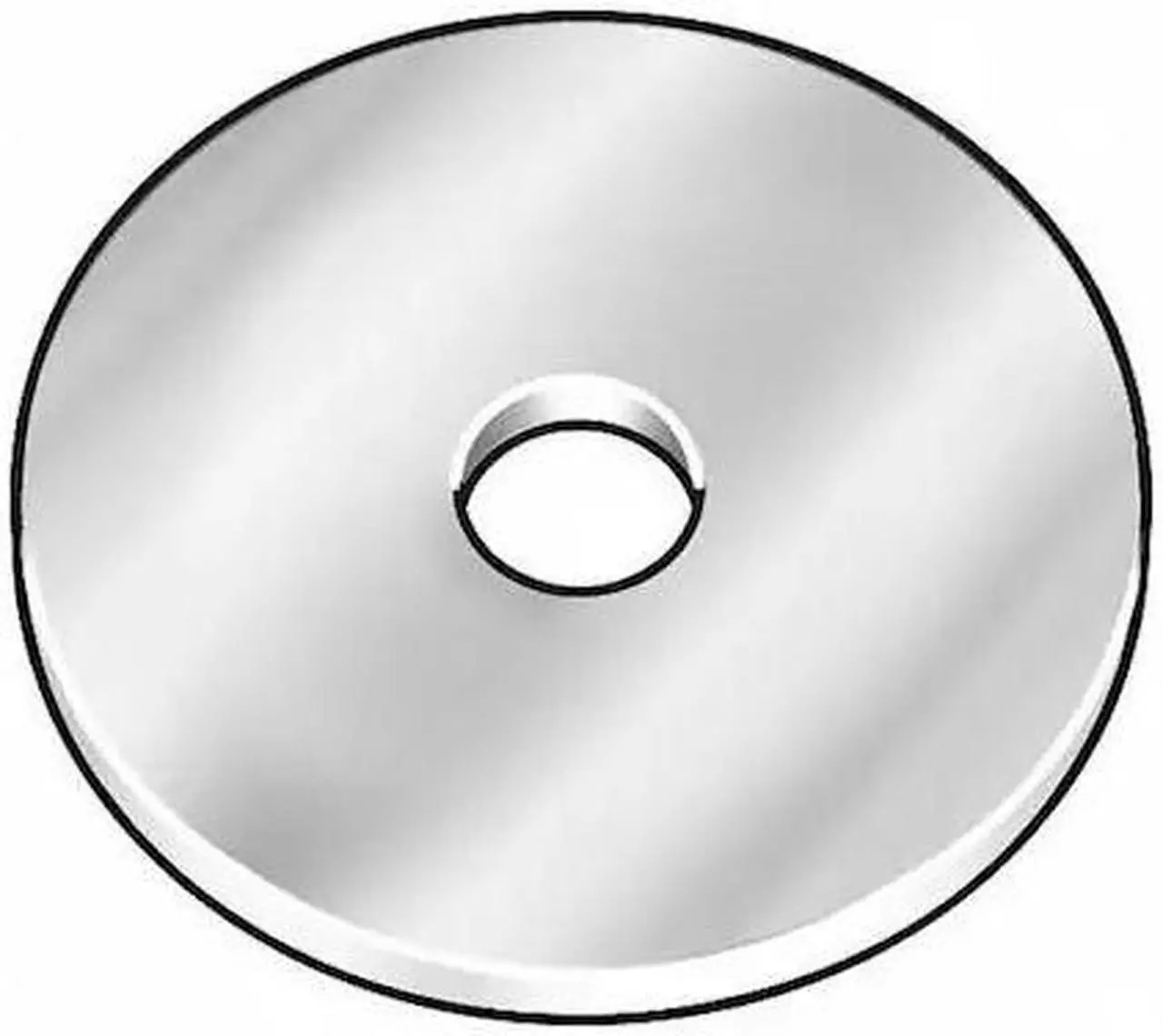 Main image of ZORO SELECT FNWIS02501000-3750BX Fender Washer, For Screw Size 1/4" ,Steel Zinc