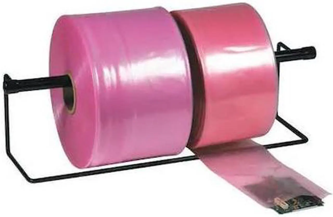 Main image of PARTNERS BRAND PTAS1204 Anti-Static Poly Tubing, 4 Mil, 12" x 1075', Pink,