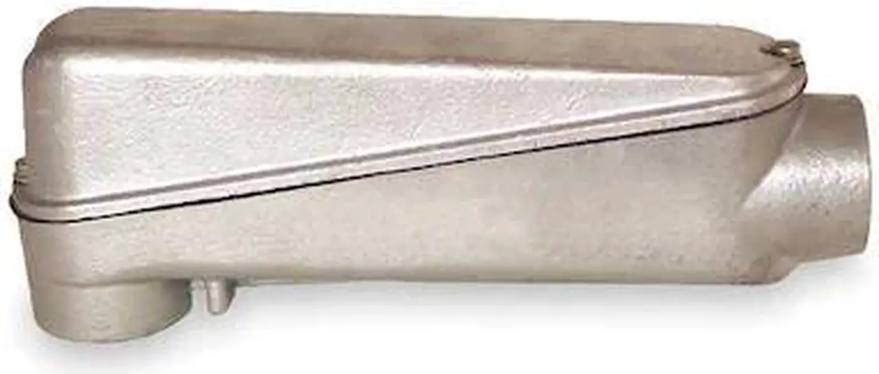 Alt view image 3 of 3 - Hubbell Killark LB-Style 3/4" Conduit Outlet Body, Threaded Iron, 25.6 cu. in.