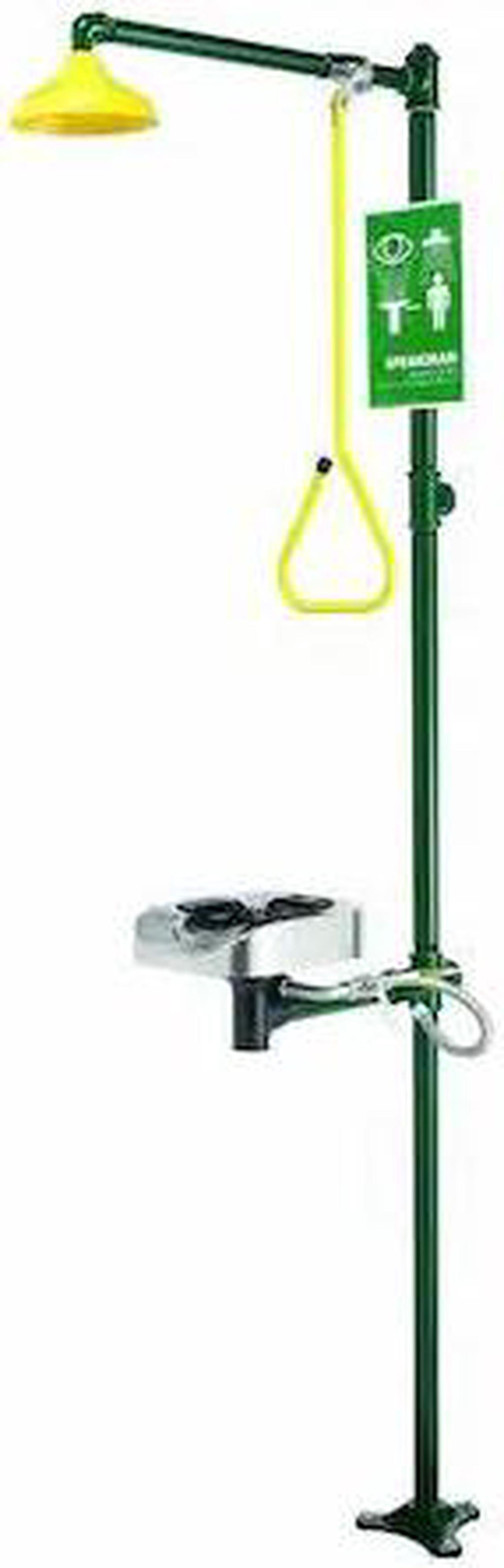 Main image of SPEAKMAN SE-1250-PT Eye & Face Wash SS Bowl Combo Emergency Shower System W/