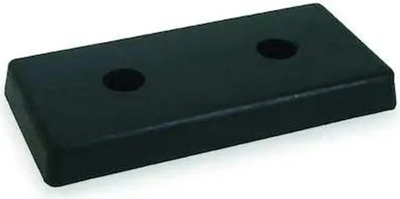 Main image of ZORO SELECT 2MYR2 Dock Bumper,8x2x17-1/2 In.,Rubber