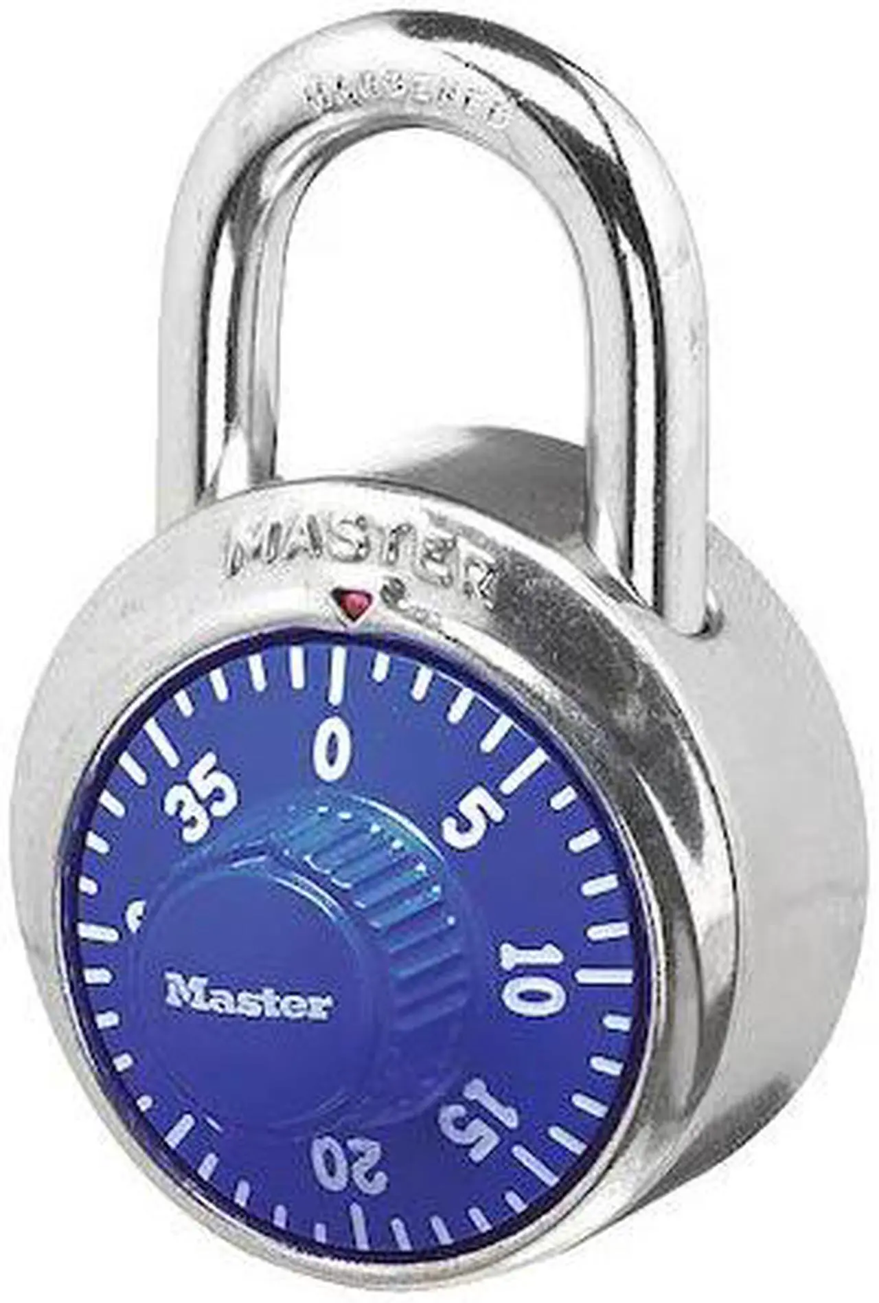 Alt view image 8 of 14 - Master Lock Combination Padlock,2 in,Round,Silver  1506D