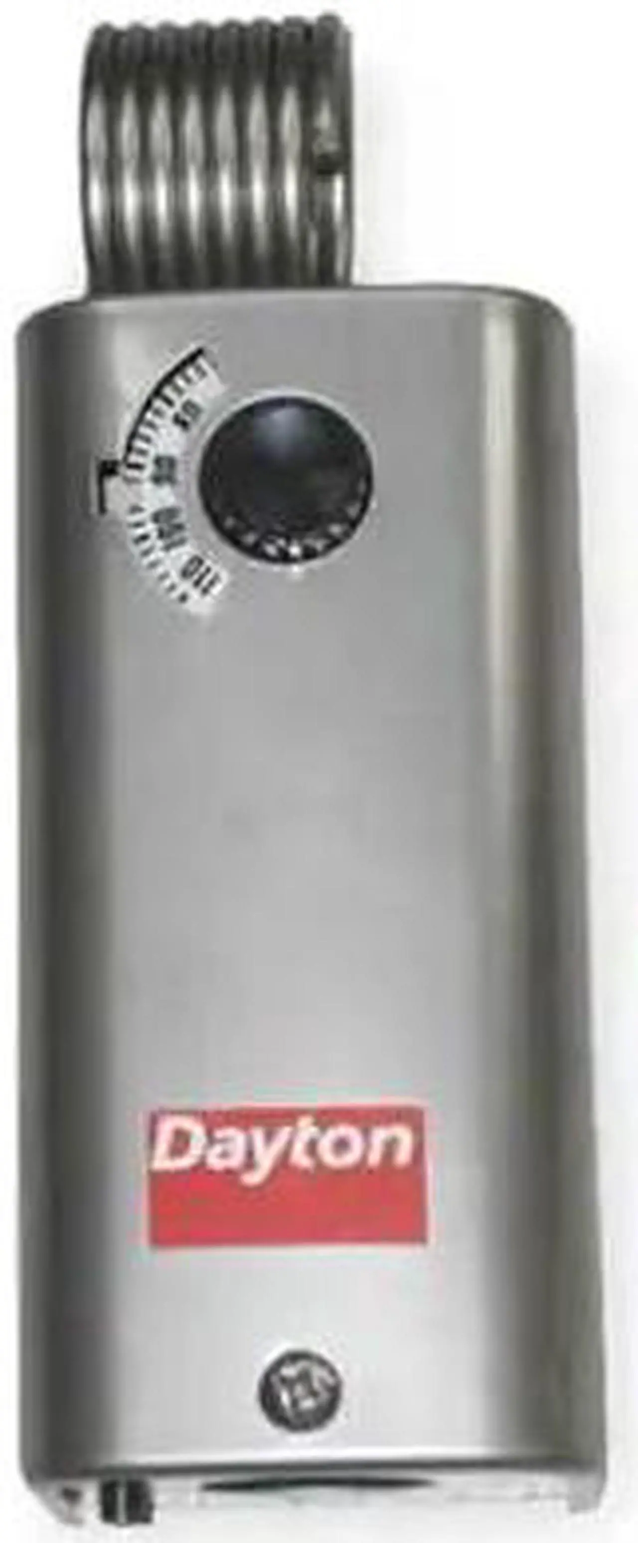 Main image of DAYTON 2NNT1 Line Volt Mechanical Tstat, Open/Close on Rise, SPDT, 24 to 600VAC