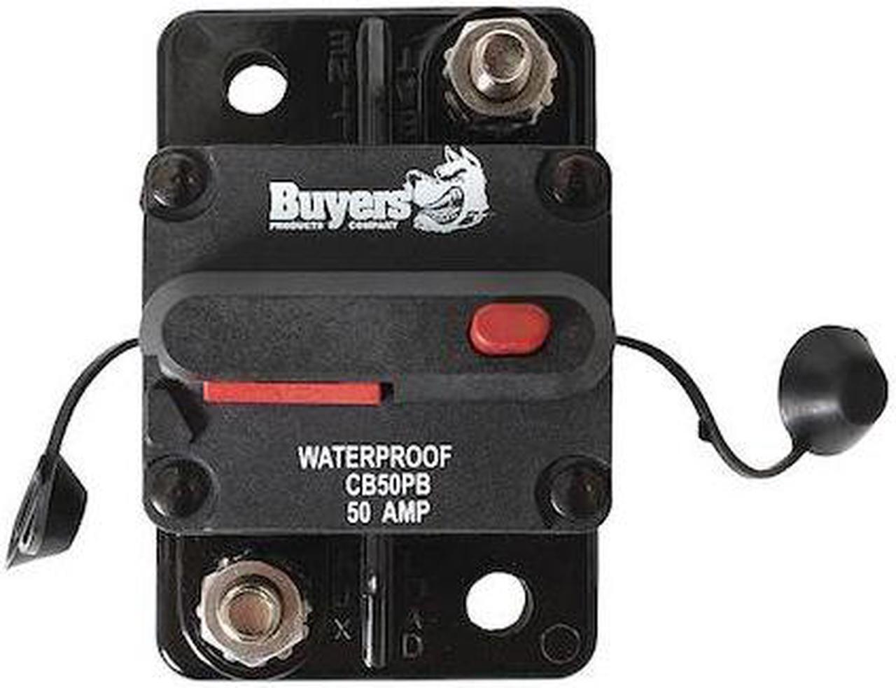 Main image of BUYERS PRODUCTS CB50 Circuit Breaker with Auto Reset,50A