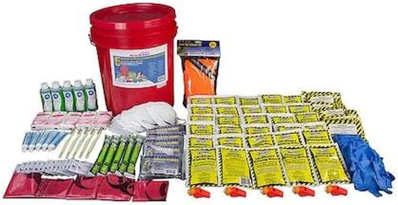 Alt view image 2 of 3 - Ready America Emergency Lockdown Kit, 5 People Srvd 70510