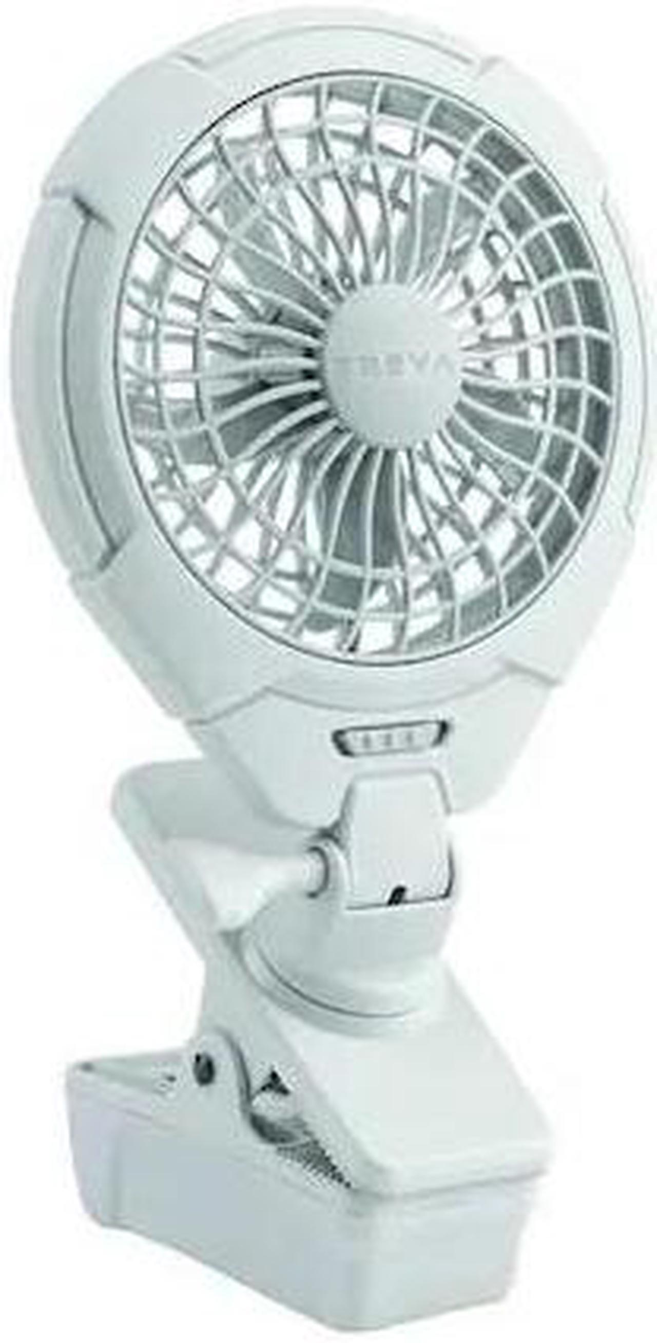 Alt view image 2 of 2 - TREVA/O2COOL FC05807 Clip Fan, 2 Speeds, White, FCC-Compliant Adapter