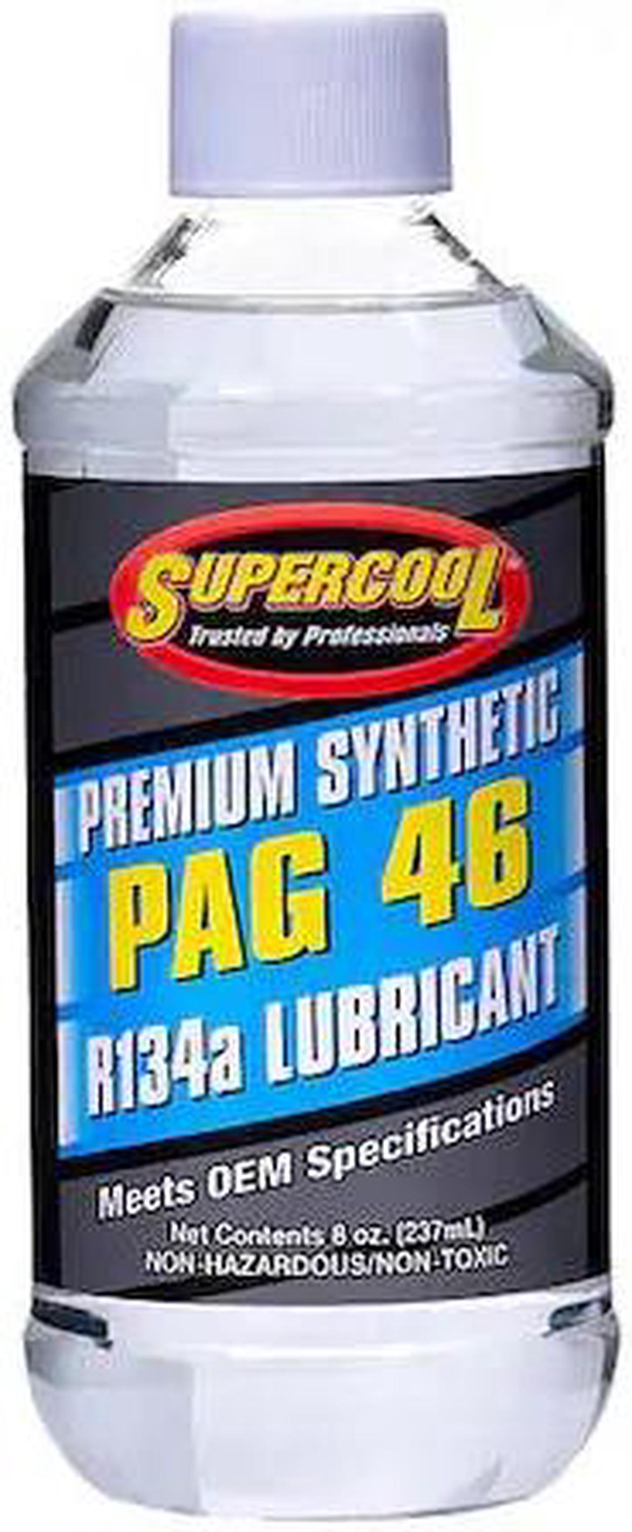 Main image of SUPERCOOL P46-8 A/C Compressor PAG Lubricant Plastic Bottle Red/Yellow Tint, 1