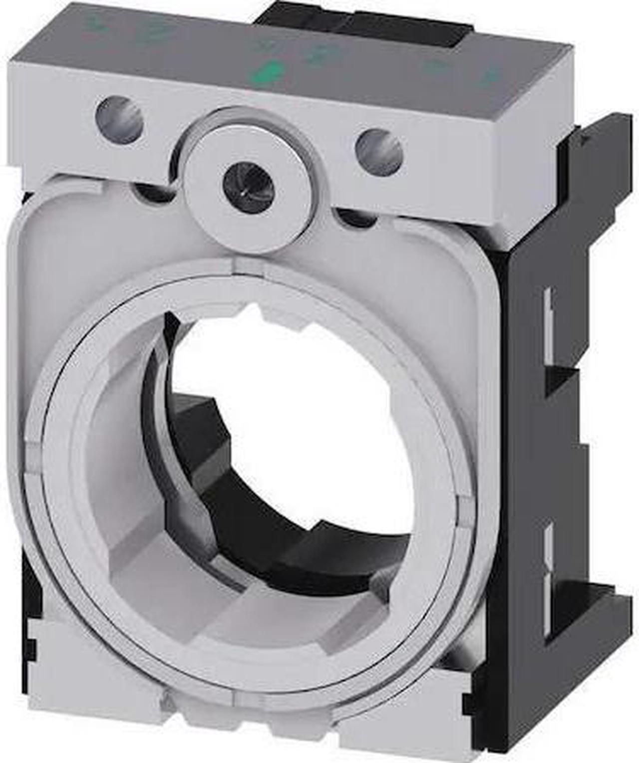 Main image of SIEMENS 3SU1550-0AA10-0AA0 Holder, 22 mm, Black/Silver