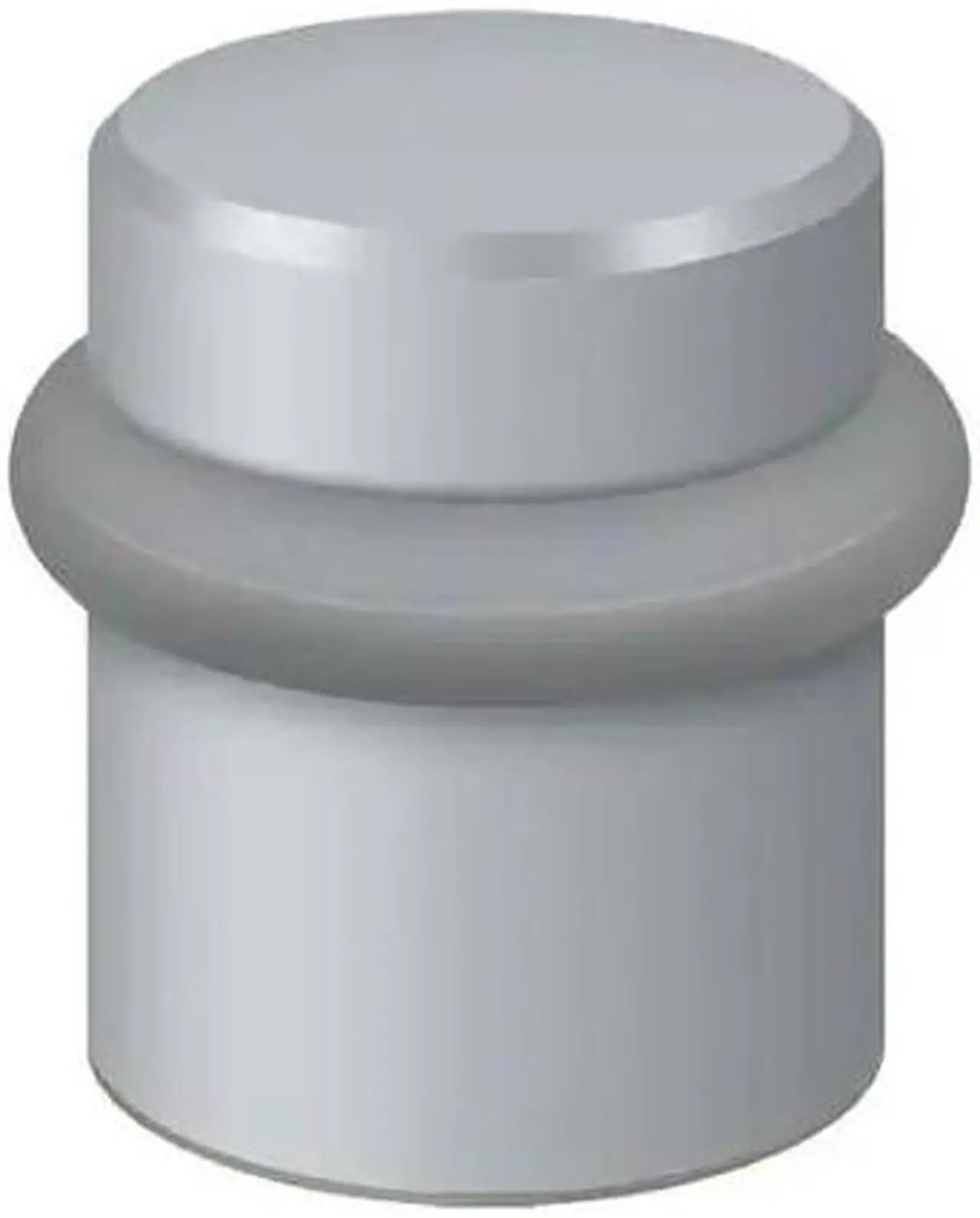 Alt view image 2 of 2 - 1.5 in. Round Universal Floor Bumper (Brushed Chrome)