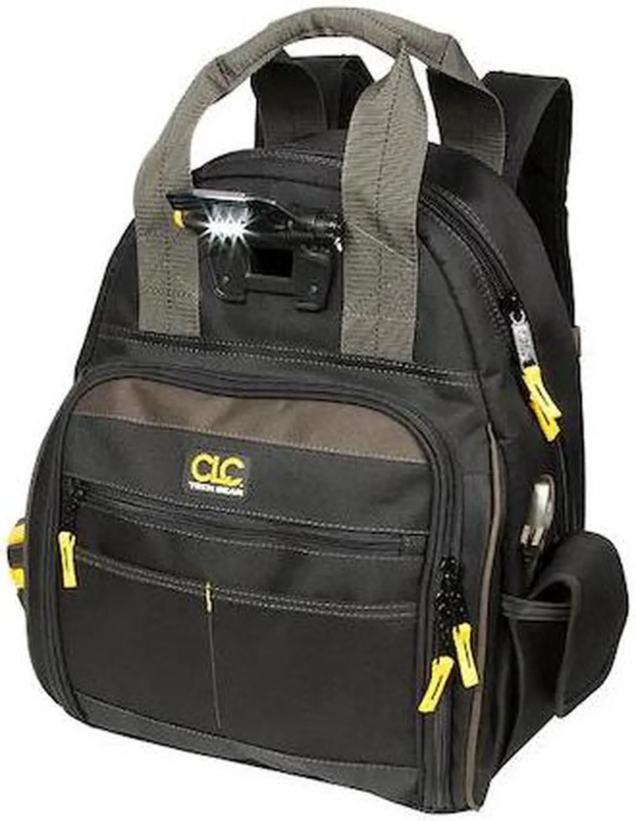 Alt view image 2 of 18 - Clc L255 Tech Gear 53 Pocket  Lighted Backpack