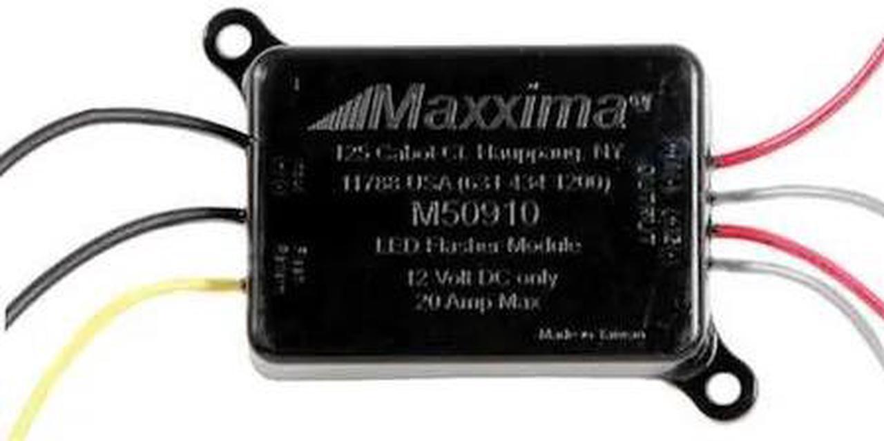 Alt view image 2 of 3 - MAXXIMA M50910 Automotive Flasher, 12.8V DC Volt Rating, Blunt Cut Wires