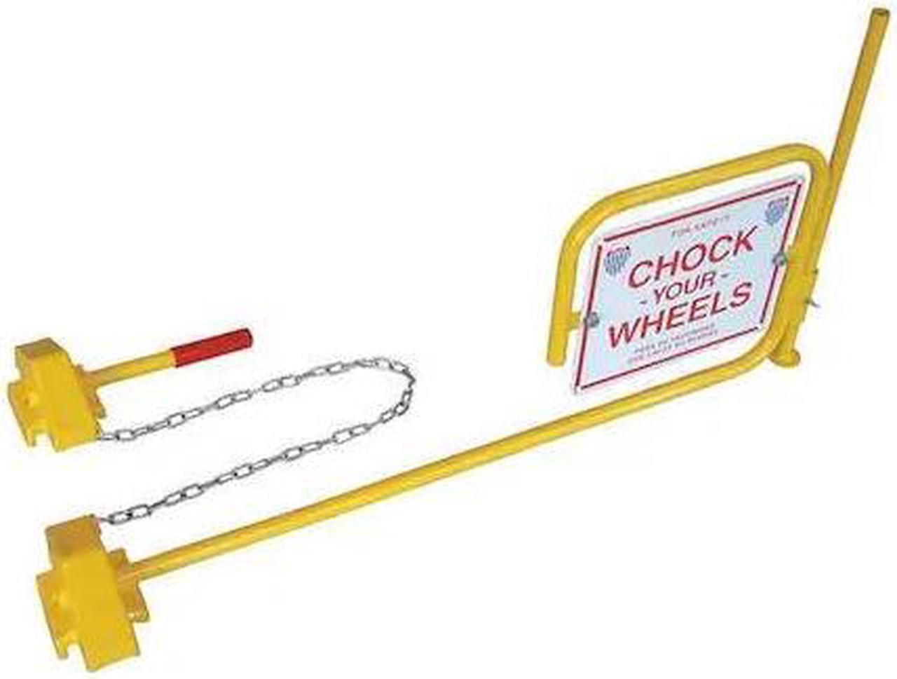 Main image of ZORO SELECT 22XW92 Rail Car Wheel Chocks and Flag