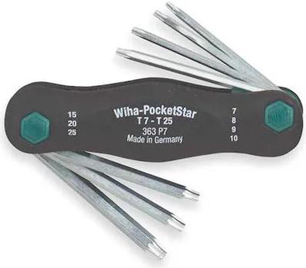Alt view image 6 of 10 - WIHA TOOLS 36396 7 Piece Torx? Flag Handle Torx? Key Set, 36396