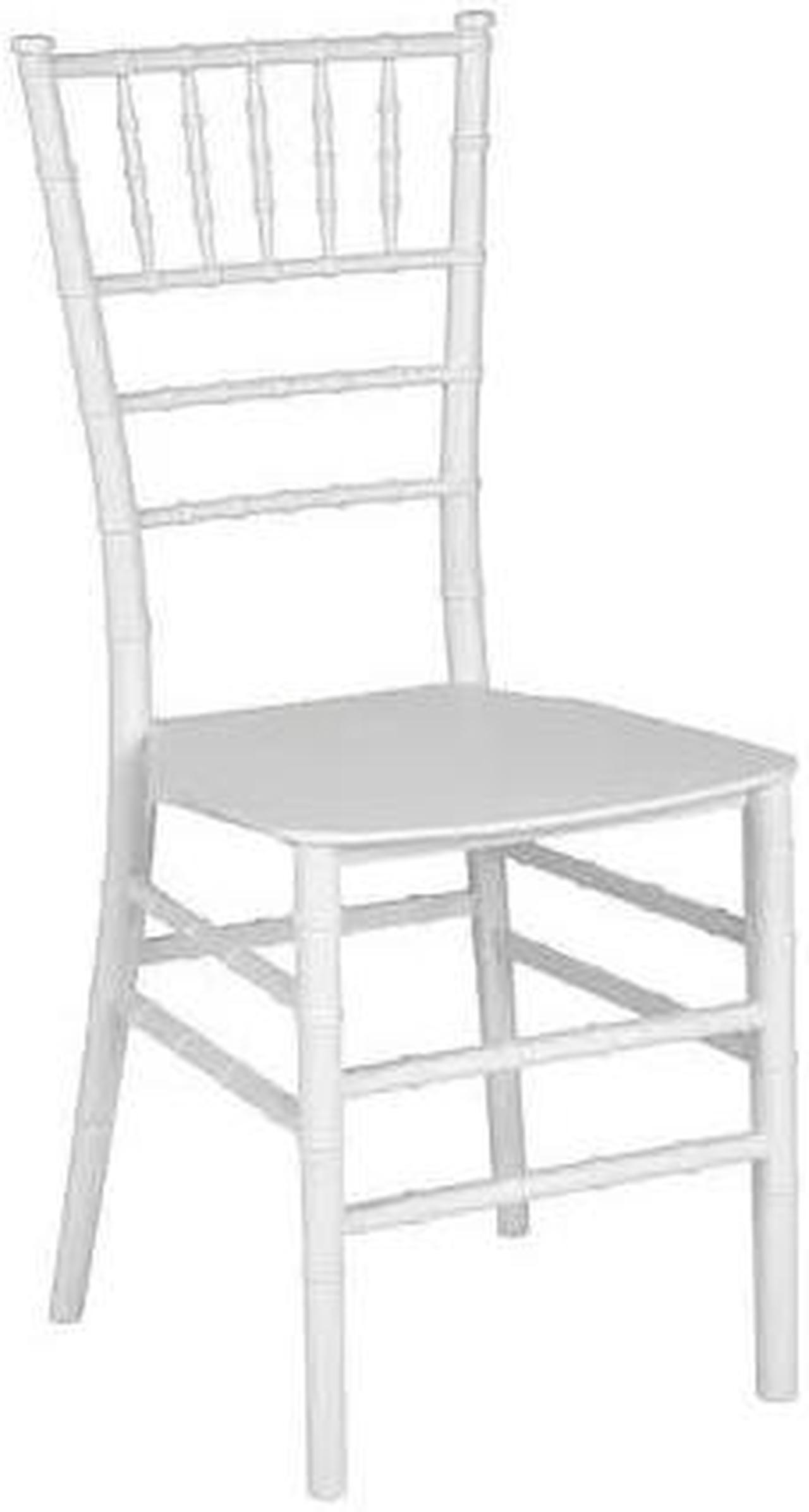 Alt view image 9 of 20 - HERCULES Series White Resin Stacking Chiavari Chair