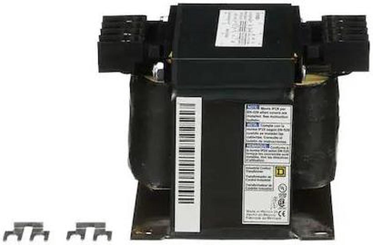 Main image of SQUARE D 9070T500D3 Control Transformer, 500 VA, Not Rated, 115°C, 120V AC,