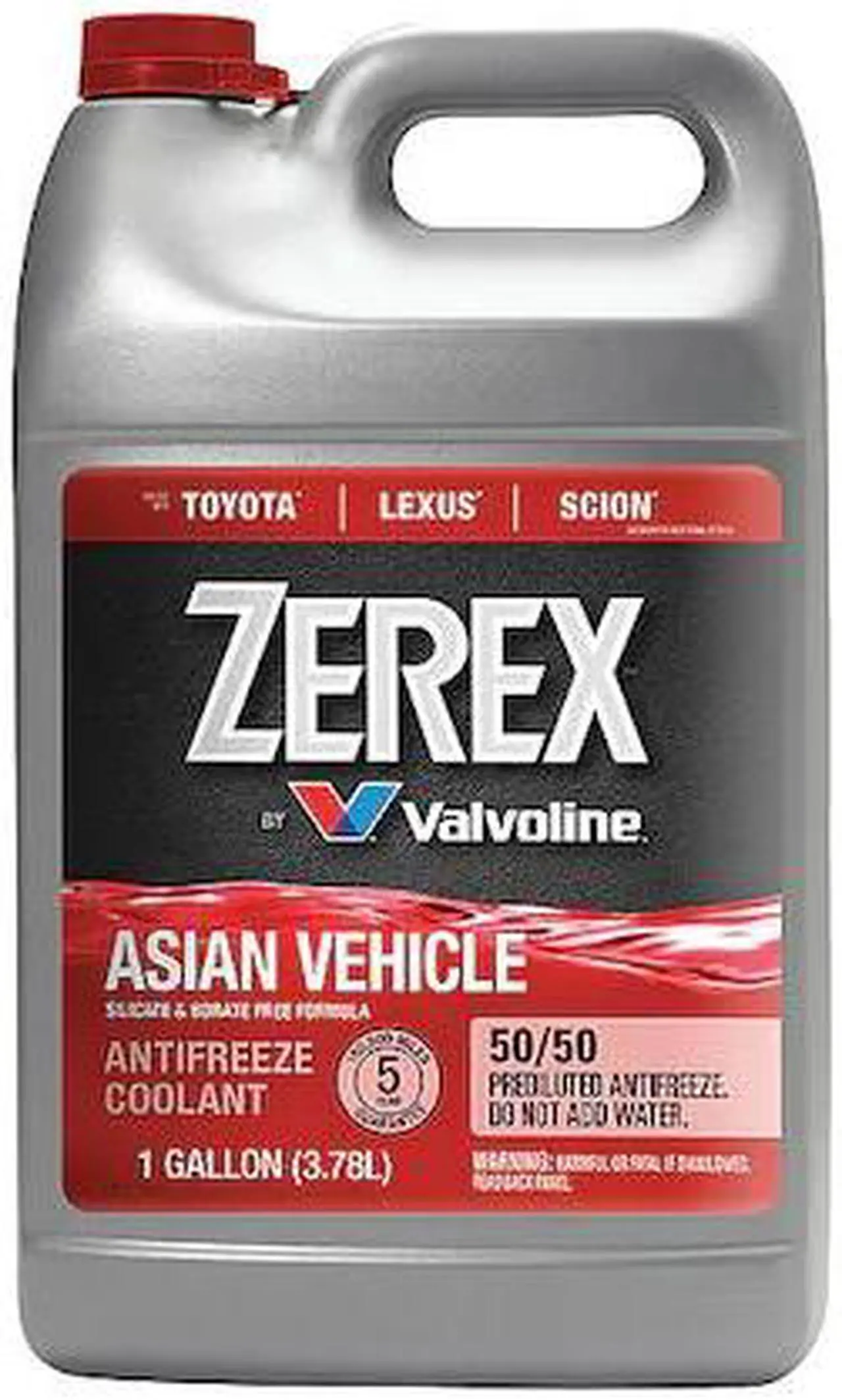 Alt view image 2 of 6 - Zerex Asian Antifreeze, 1 gal., RTU 1 gal. Pink   675130