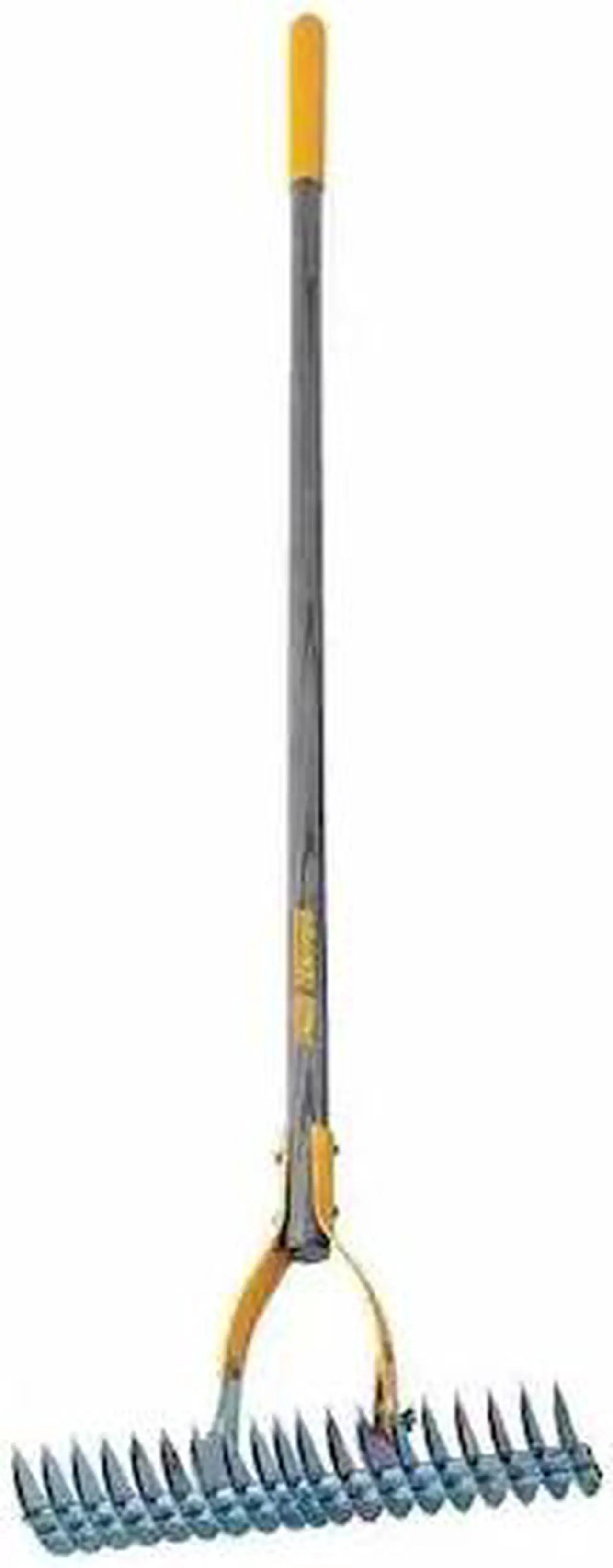 Main image of TRUE TEMPER 29140GR 19-tine Thatch Rake with 54"L  Hardwood Handle