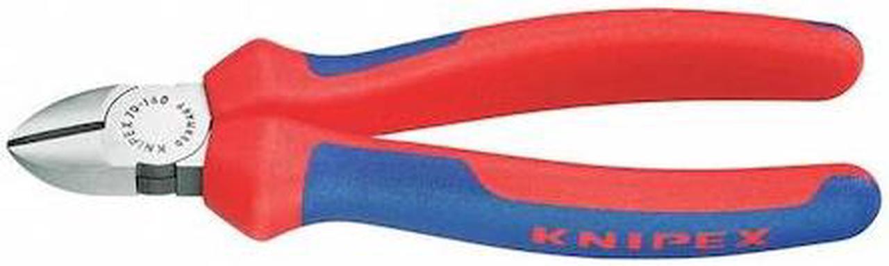 Alt view image 2 of 2 - KNIPEX 70 02 140 5 1/2 in Diagonal Cutting Plier Standard Cut Uninsulated