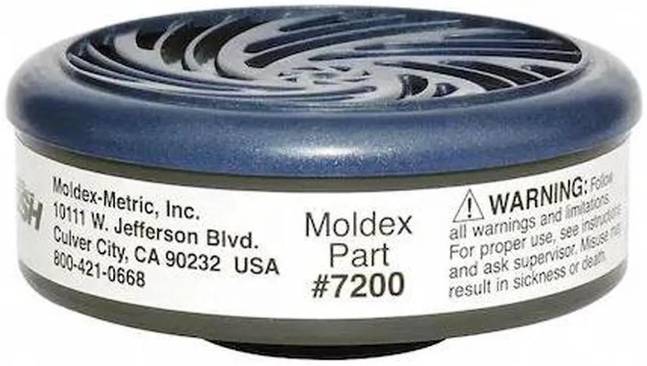 Main image of MOLDEX 7200 Cartridge, 7000, White, Bayonet, Moldex 7000/7800/9000 Series