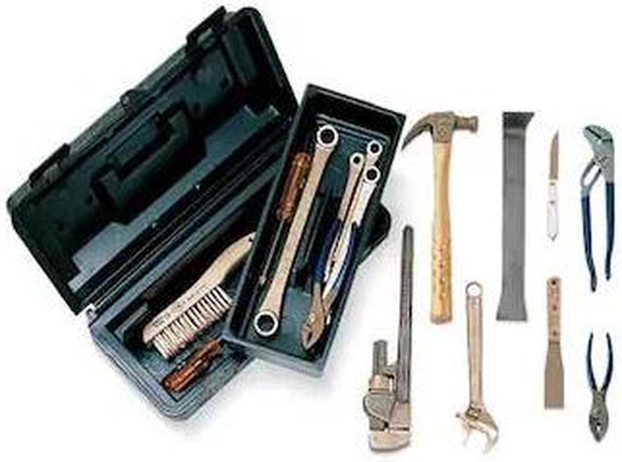 Main image of AMPCO SAFETY TOOLS M-49 Hazmat Nonsparking Tool Set,16 pc.