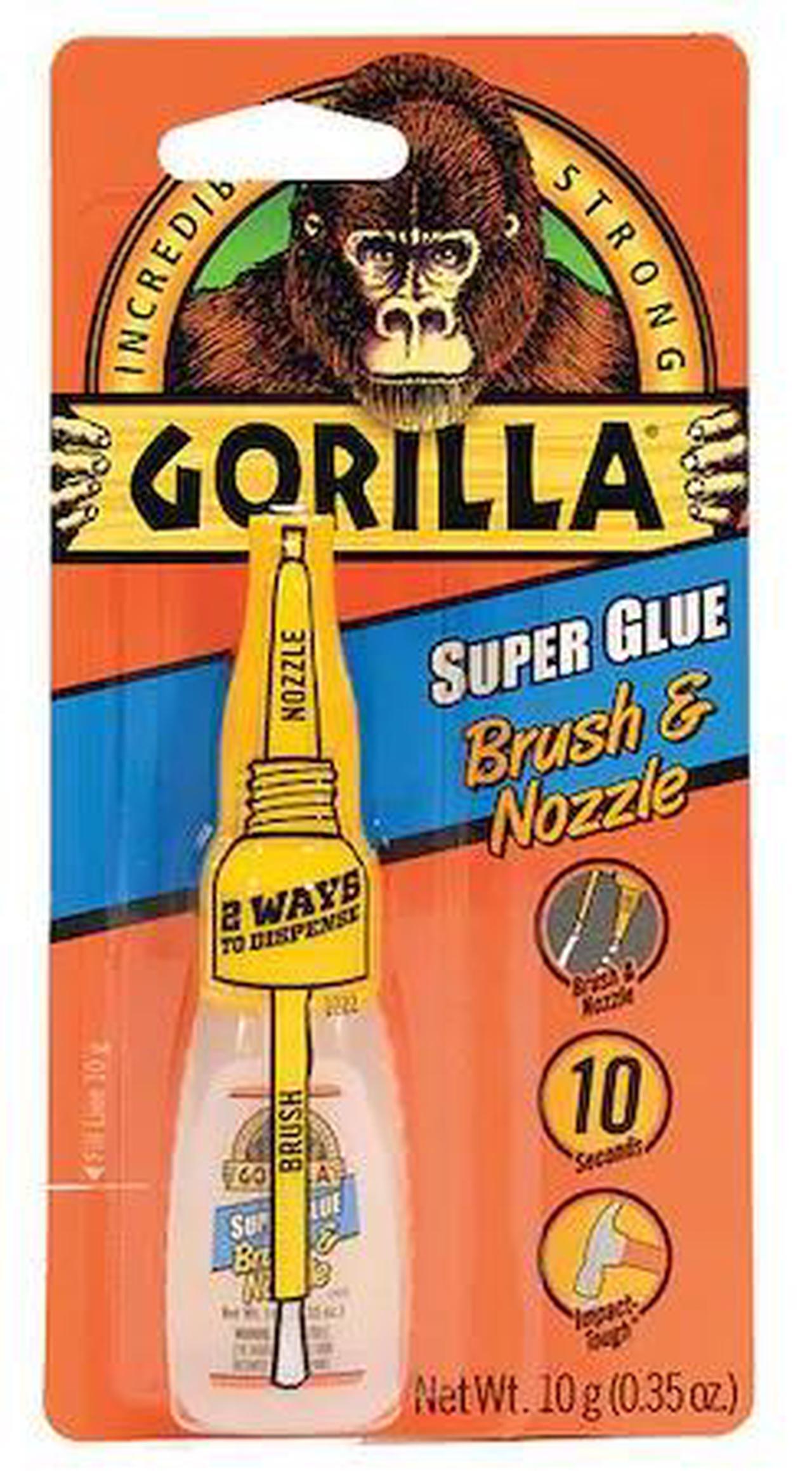 Alt view image 2 of 20 - GORILLA GLUE 7500101 Construction Adhesive, Super Glue Brush & Nozzle Series,