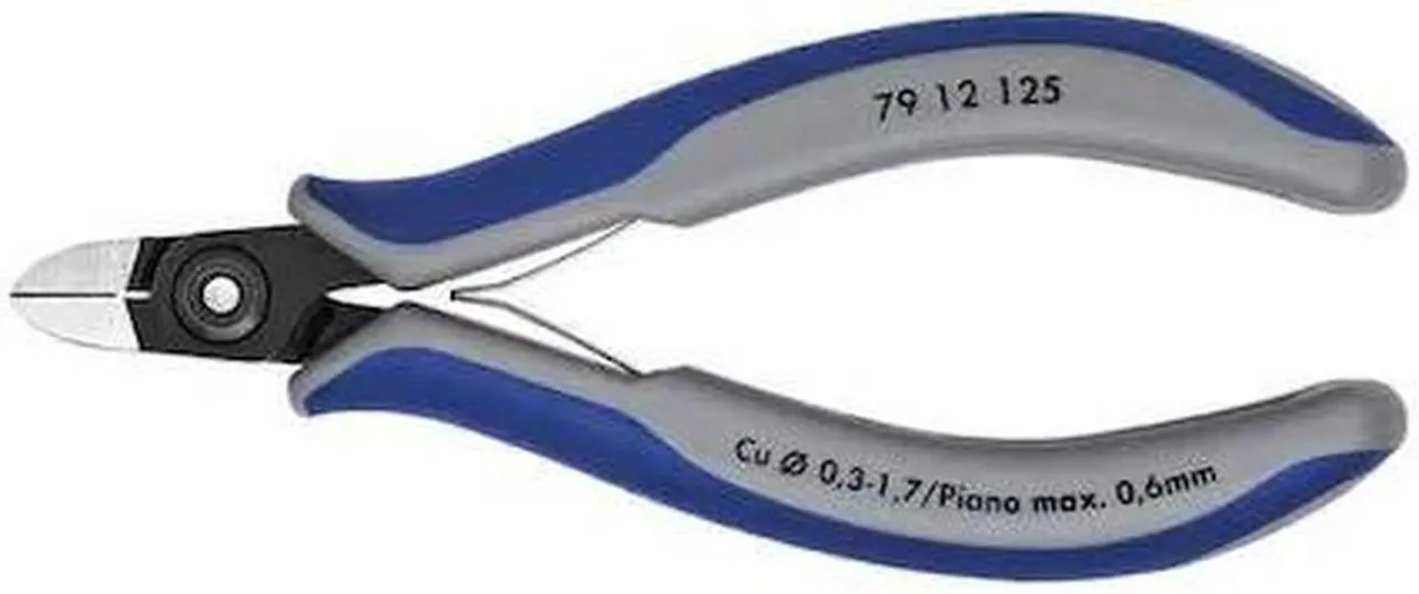 Alt view image 2 of 3 - Knipex Diagonal Cutting Plier  Tool Steel  79 12 125