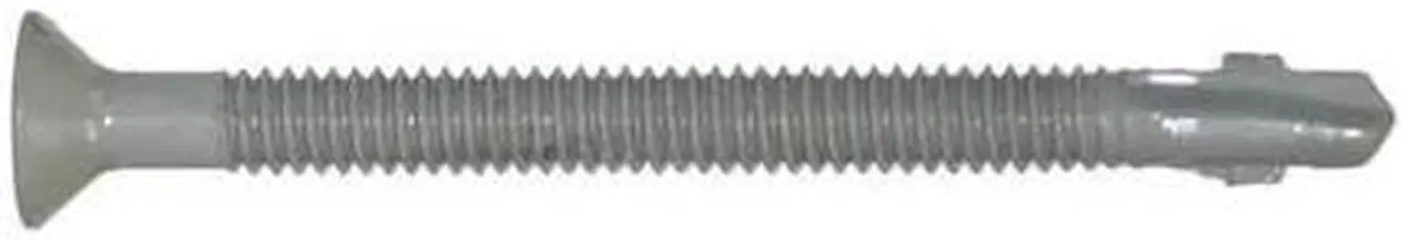 Alt view image 2 of 3 - TEKS 1096000 1/4" x 3" Steel Self Drilling Screws, Flat Head Type 100 PK