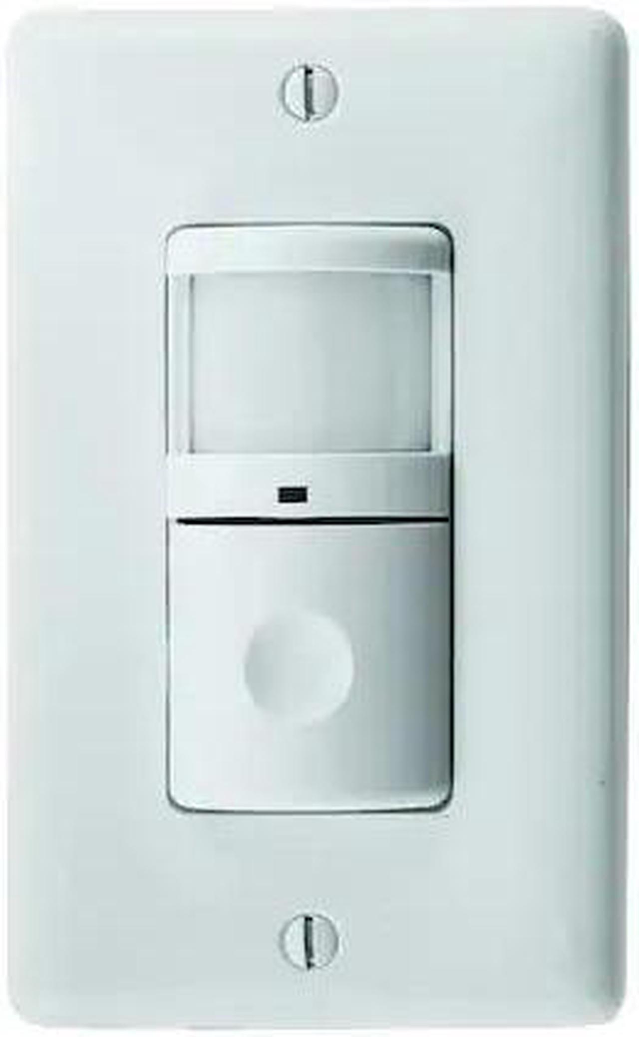 Alt view image 2 of 5 - HUBBELL WIRING DEVICE-KELLEMS WS1000W Occupancy Sensor,PIR,1200 sq ft,White