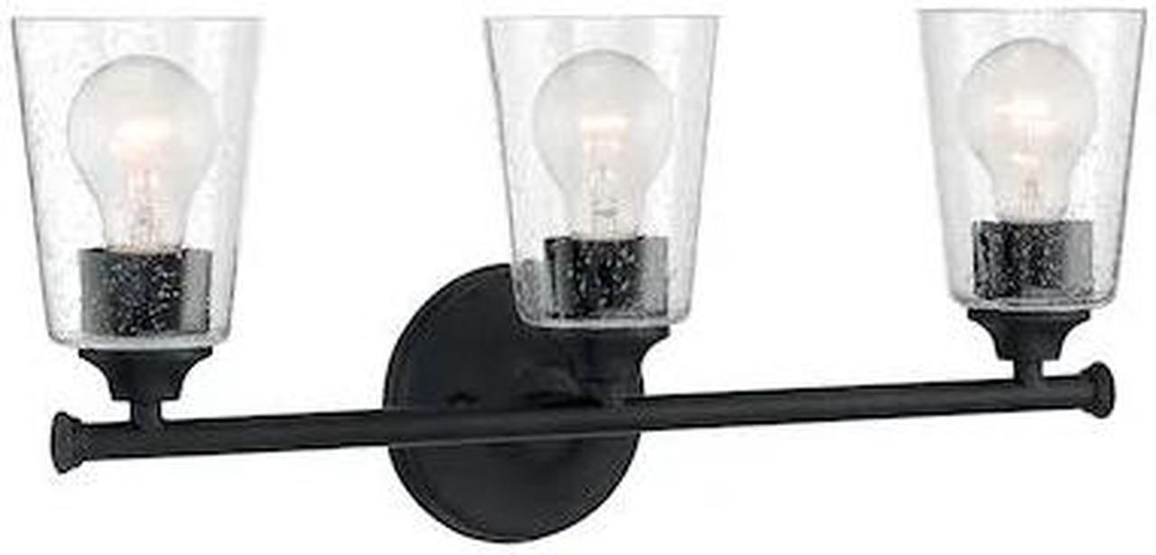 Main image of NUVO 60/7283 Fixture, Vanity, 3-Light, Incandescent, 60W, 120V, A19, Medium
