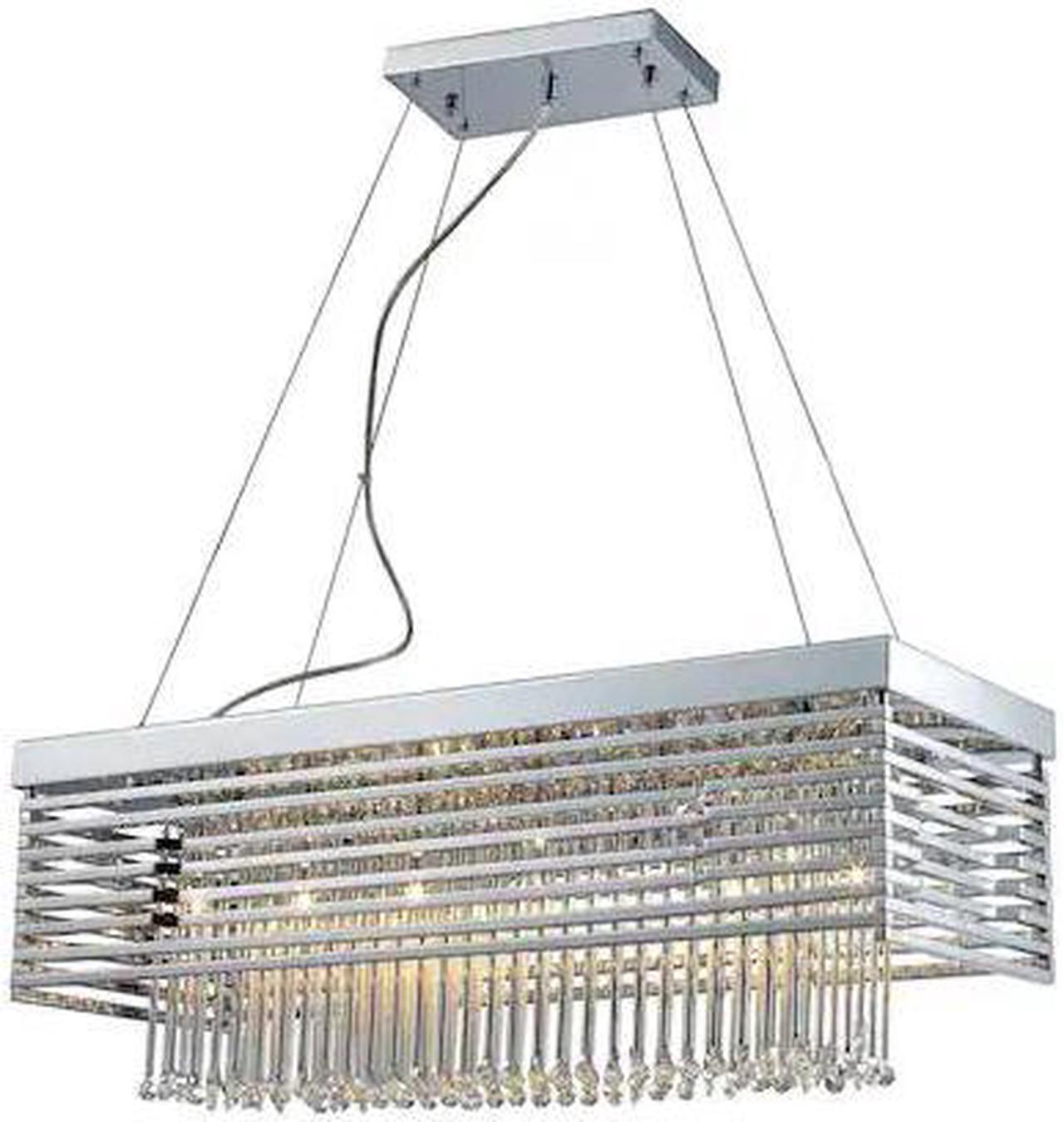 Alt view image 5 of 5 - Elk Lighting Cortina 12-Light Chandelier in Polished Chrome - 30020-12