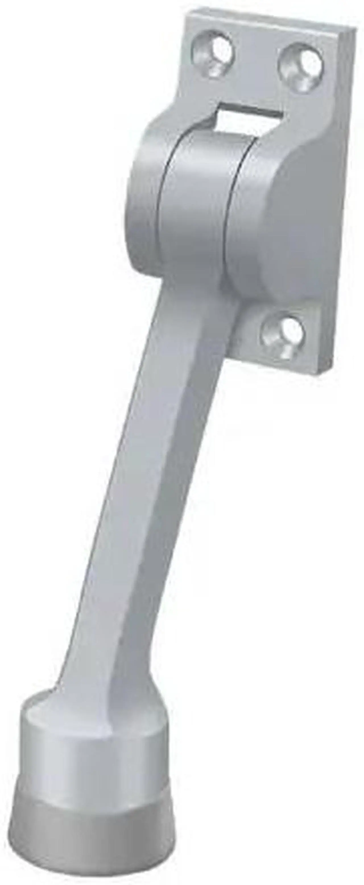 Alt view image 2 of 3 - 4 in. Solid Brass Kickdown Holder (Brushed Chrome)