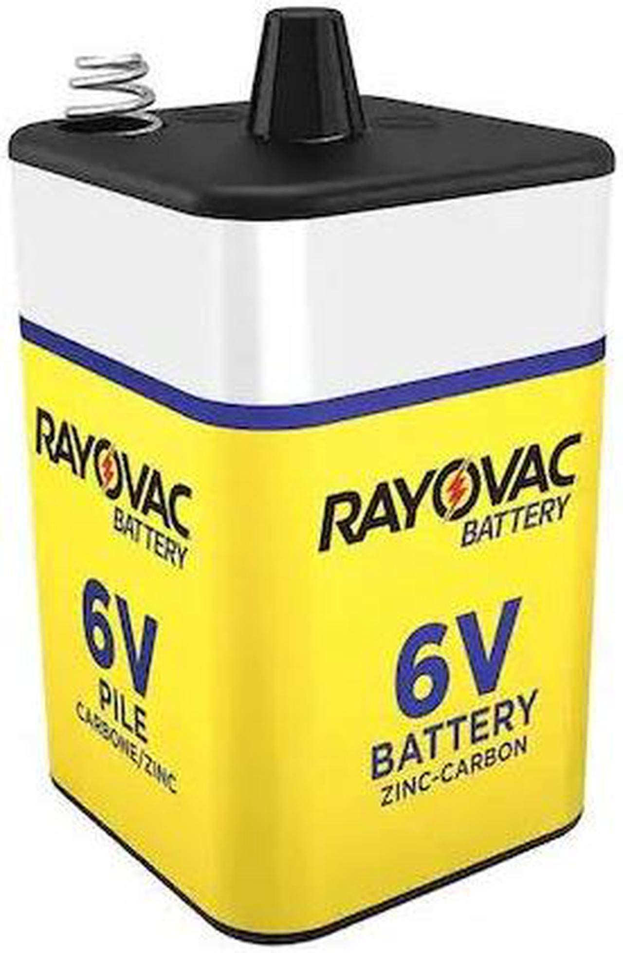 Alt view image 4 of 5 - Heavy Duty Lantern Battery, 6 Volt Screw Terminals Rayovac Handheld Flashlights