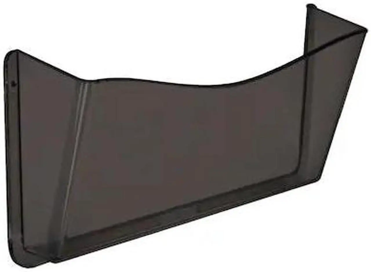 Main image of AZAR DISPLAYS 250035-SMK Dark Gray/Smoke Colored Single Pocket Wall File,
