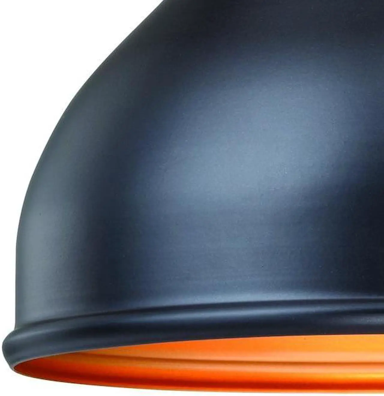 Alt view image 3 of 7 - VAXCEL T0316 Delano 1 Light Dusk to Dawn Bronze Gold Farmhouse Barn Dome